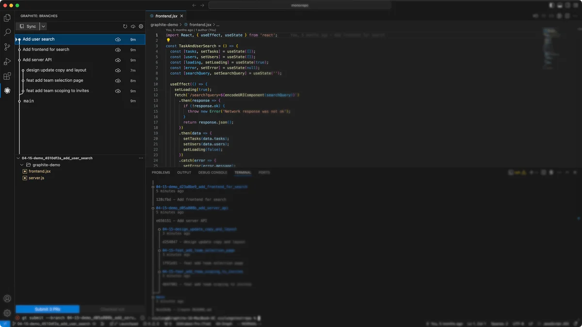 Graphite VS Code extension